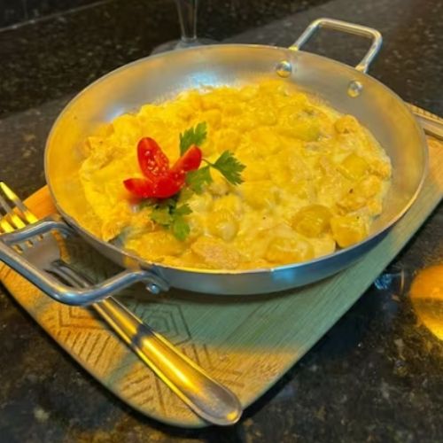 Nhoque Strogonoff de Frango