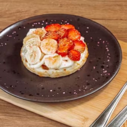 Waffle Nutella e Morango