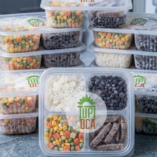 COMBO 10x: Arroz, feijão e iscas de carne (150g)